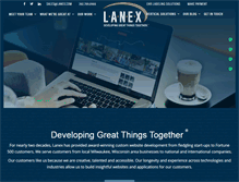 Tablet Screenshot of lanex.com
