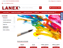 Tablet Screenshot of lanex.com.pl